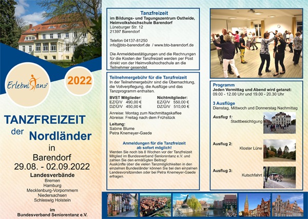 Tanzfreizeit 2022 in Barendorf
